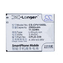 Cameron Sino Cs Cpv100Sl 2900Mah Battery For Coolpad V1 Mobile