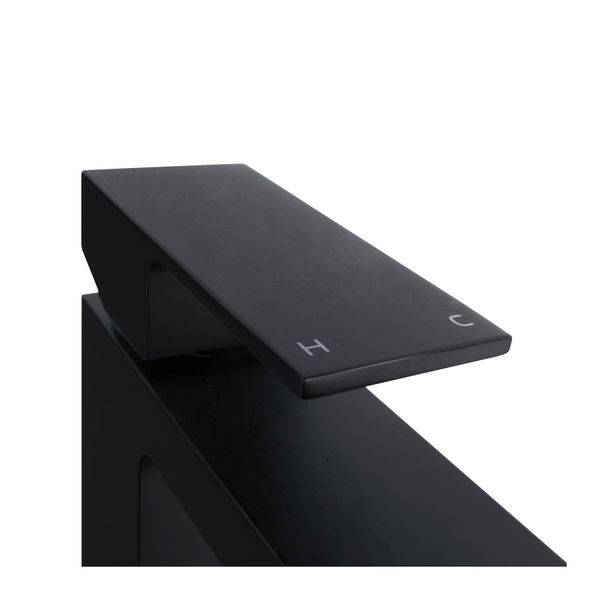 Vanity Basin Mixer Tap Stainless Steel Faucet Square Spout