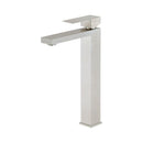 Vanity Basin Mixer Tap Stainless Steel Faucet Square Spout