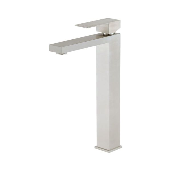 Vanity Basin Mixer Tap Stainless Steel Faucet Square Spout