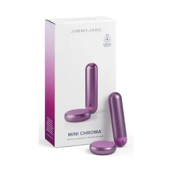 Jimmyjane Mini Chroma Usb Rechargeable Bullet With Wireless Remote