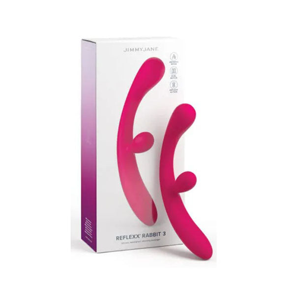 Jimmyjane Reflexx Rabbit 3 Pink 23 Cm Usb Rechargeable Vibrator