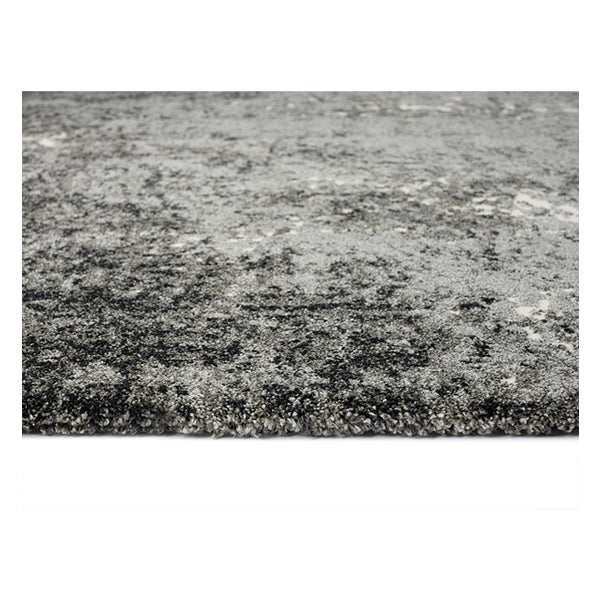 Viera Luxurious Contemporary Charcoal Rug 80Cmx130Cm