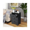 3 Drawer Vintage Bedside Table With Metal Handles