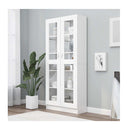 Vitrine Cabinet White Engineered Wood