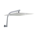 400Mm 16 Inch Shower Head Square Stainless Steel Chrome Shower Arm