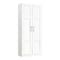 Wardrobe Large 2 Doors 4 Shelves White