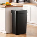 Rubbish Bin 50L Sensor Kitchen Automatic Motion Plastic Touchless Black
