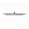 16 Inch Super Slim Shower Head And Square Gooseneck Shower Arm Wall