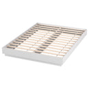 Double Bed Frame with 16Colour Led Light Wooden Platform Bed Base DAYGLOW