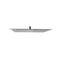 16 Inch Rain Shower Head Stainless Steel Gooseneck Shower Arm Square