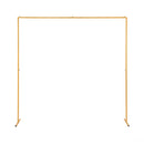 2M Backdrop Stand Wedding Background Decoration Party Flower Balloon Display Golden