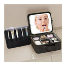 Wellcare Cosmetic Bag With 7X Mirror And Led Light