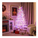 185Cm Pre Lit Artificial Christmas Tree With 11 Lighting Modes