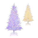 185Cm Pre Lit Artificial Christmas Tree With 11 Lighting Modes