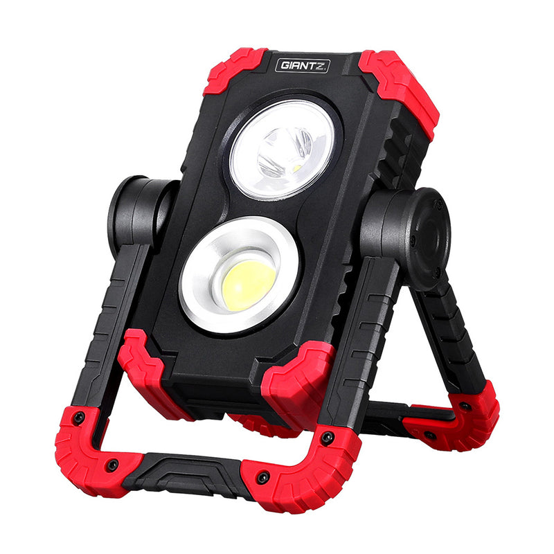 Work Light Rechargeable Torch USB Cordless LED Lamp Rotation Folding ...