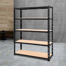 1.8M Garage Shelving Warehouse Rack Pallet Racking Storage Shelve Black