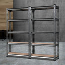 2x1.5M Garage Shelving Warehouse Rack Storage Racking Storage Steel