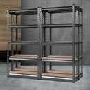 4x1.5M Garage Shelving Warehouse Rack Pallet Racking Storage Charcoal