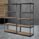 2x1.8M Garage Shelving Warehouse Rack Pallet Racking Storage Charcoal