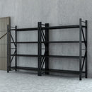 4Mx2.4M Garage Shelving Warehouse Rack Black