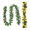 Artificial Christmas Wreath Rattan With Pine Needles And Red Berries