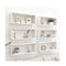 Wall Cube Shelves 6 Pcs White 60X15X23 Cm Engineered Wood