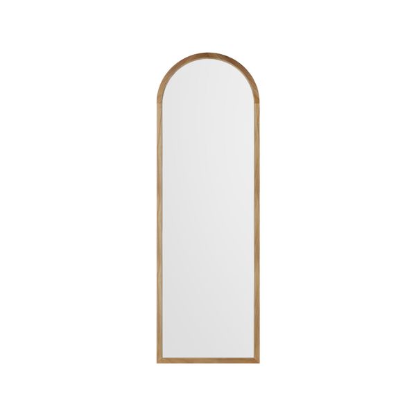 Wood Frame Bathroom Vanity Wall Mounted Arched