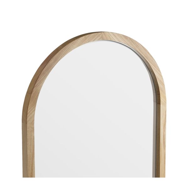 Wood Frame Bathroom Vanity Wall Mounted Arched
