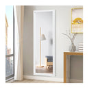 Wall Mounted Dressing Mirror With Hanging Hooks For Bedroom