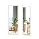 Wall Mounted Dressing Mirror With Hanging Hooks For Bedroom