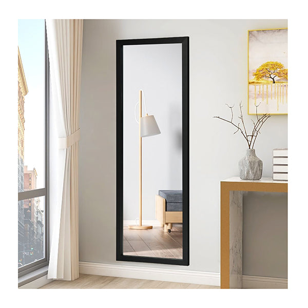 Wall Mounted Dressing Mirror With Hanging Hooks For Bedroom