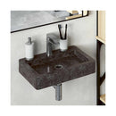 Wall Mounted Sink Black Marble