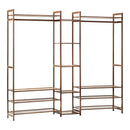 Wardrobe Organiset With Display Shelves Open Clothes Rack