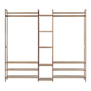 Wardrobe Organiset With Display Shelves Open Clothes Rack