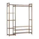 Wardrobe Organiset With Display Shelves Open Clothes Rack