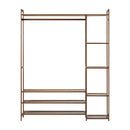 Wardrobe Organiset With Display Shelves Open Clothes Rack