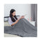 9 Kg Anti Stress Therapy Weighted Blanket With Removable Flannel Duvet Cover