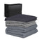 6820 grams Anti Stress Therapy Weighted Blanket With Removable Flannel Duvet Cover