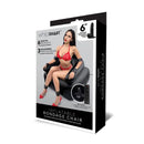 Whipsmart Inflatable Bondage Chair With 6 Inch Vibrating Dong Black