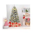 White Artificial Holiday Christmas Tree With 600 Pvc Tips