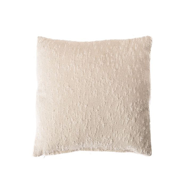 White Boucle Cushion Pillow