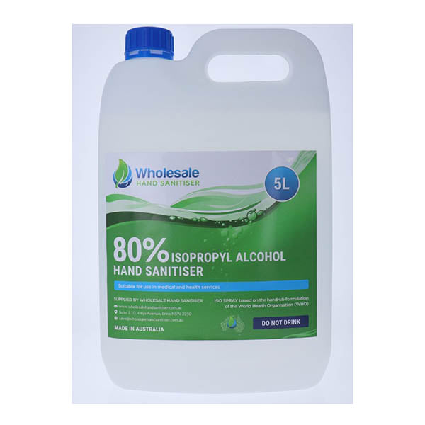 Whs Hand Sanitiser Alcohol 5000Ml