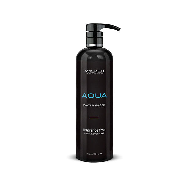 Wicked Aqua Water Based Lubricant 476 Ml 16 Oz Bottle