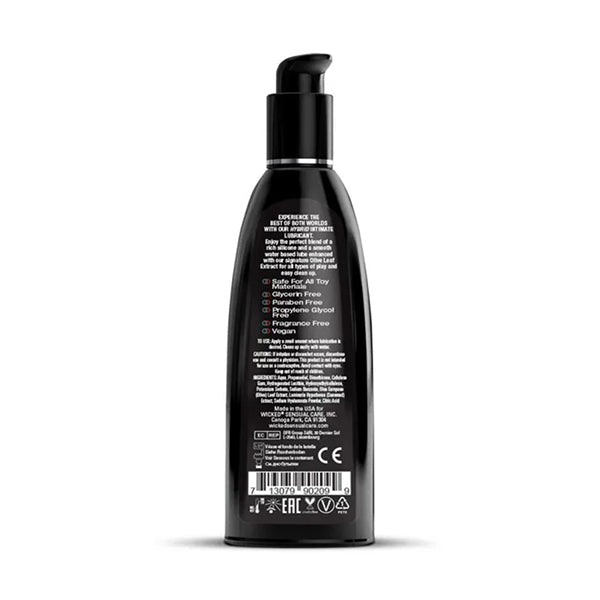 Wicked Hybrid - Water & Silicone Blended Lubricant - 240 ml Bottle