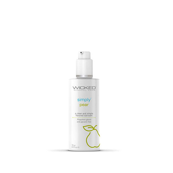 Wicked Simply Aqua Pear Flavoured Water Based Lubricant