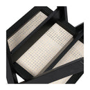 1X Black Wicker Armchair Dining Chair
