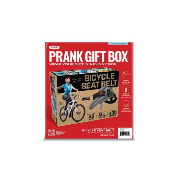 Prank O Prank Gift Box Bicycle Seat Belt