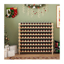 108 Bottles Wine Rack 9 Tiers Modular Wine Bottle Holder Natural