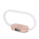 Wireless Phone Charger Table Lamp With Clock